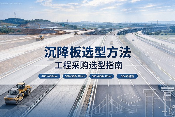 播州沉降板选择方法
