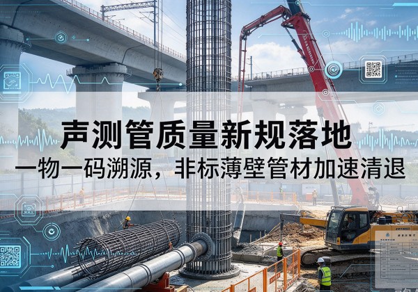 播州声测管质量新规落地，一物一码溯源，非标薄壁管材加速清退
